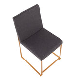 High Back Fuji Dining Chair - Set of 2