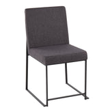 High Back Fuji Dining Chair - Set of 2