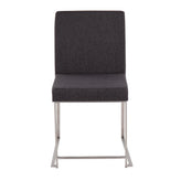High Back Fuji Dining Chair - Set of 2
