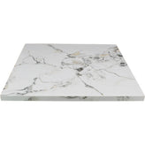 White Calacatta Sintered Stone Table Tops