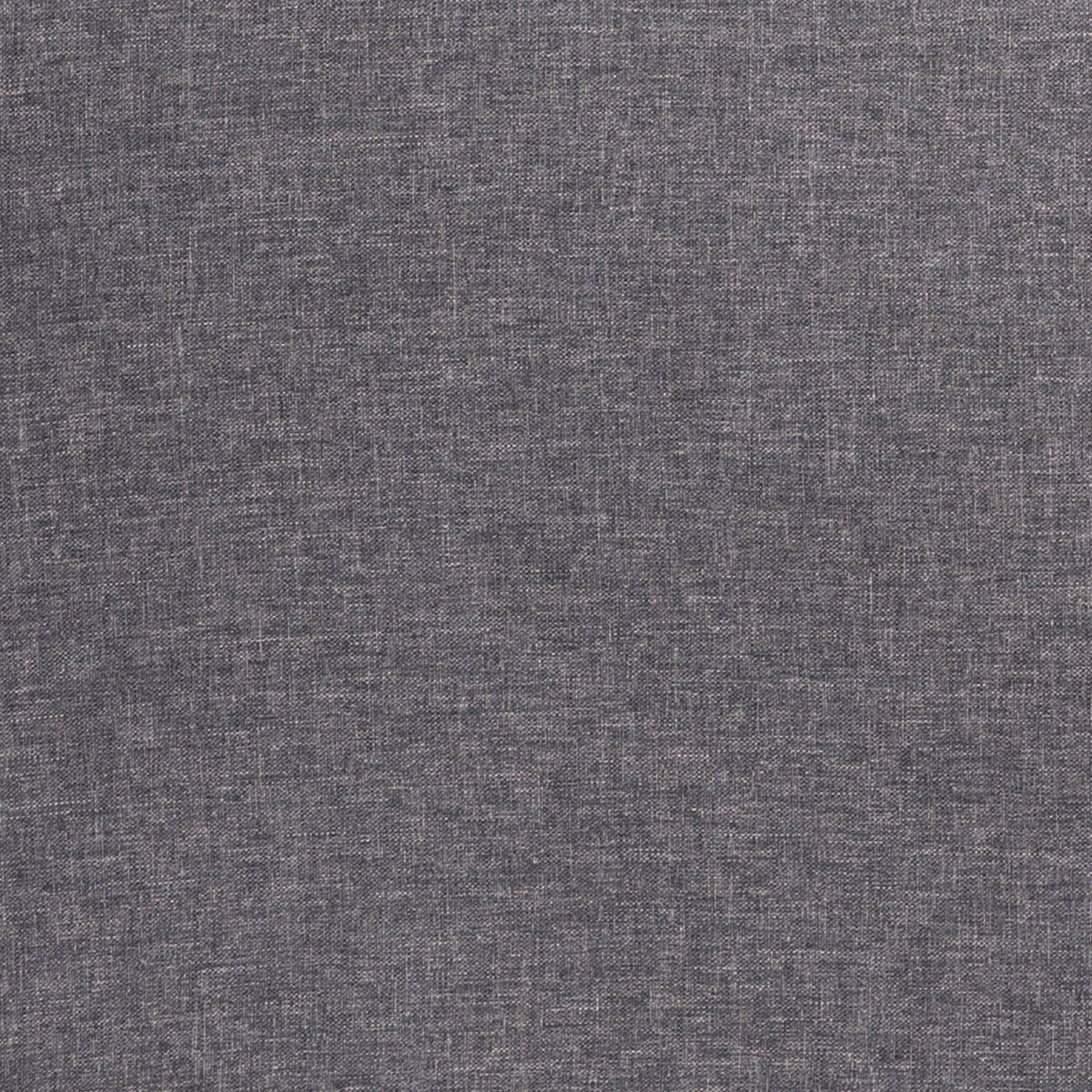 Hudson Mid-Century Modern Loveseat Sofa with Tufted Faux Linen Upholstery & Solid Wood Legs in Dark Gray