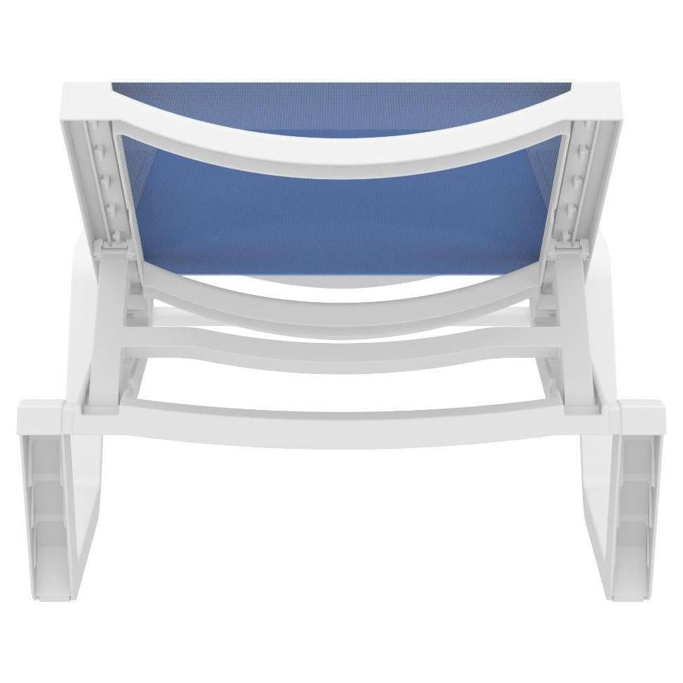 Rio Resort-Style Stackable Sling Chaise Lounge – Lightweight, Adjustable Back