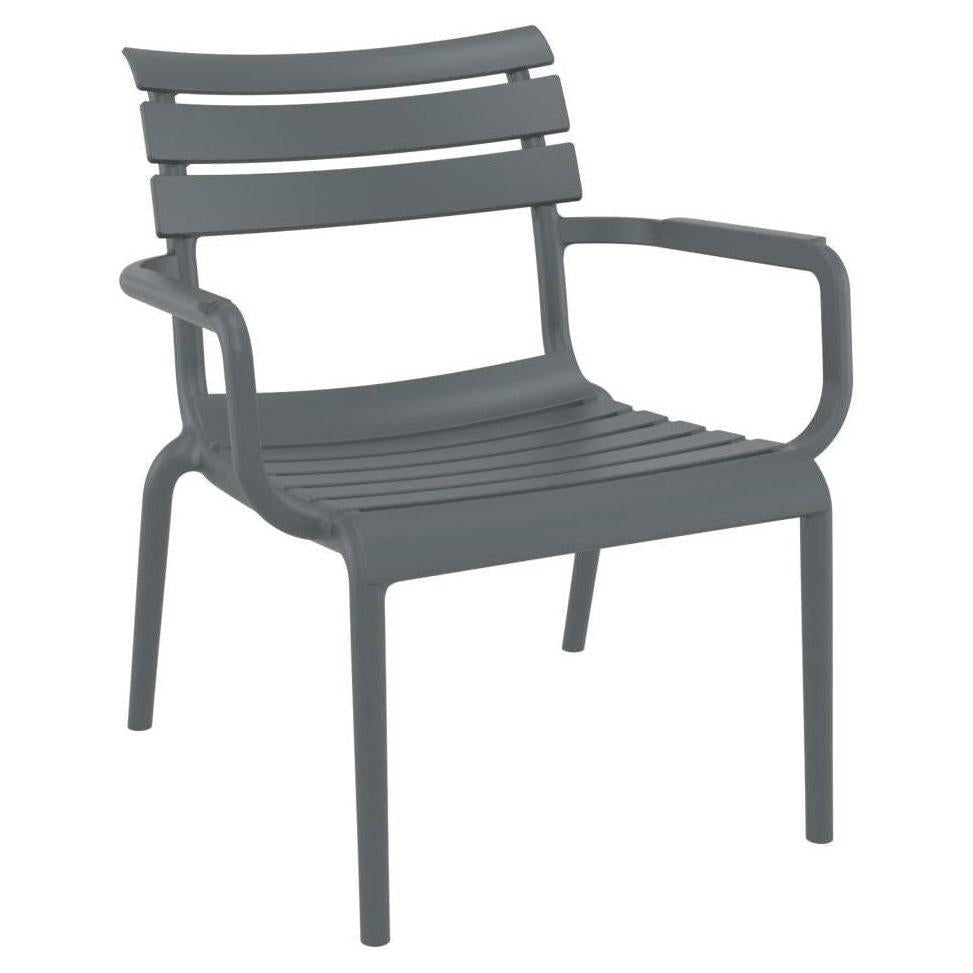 Paris Resin Outdoor Club Lounge Arm Chair