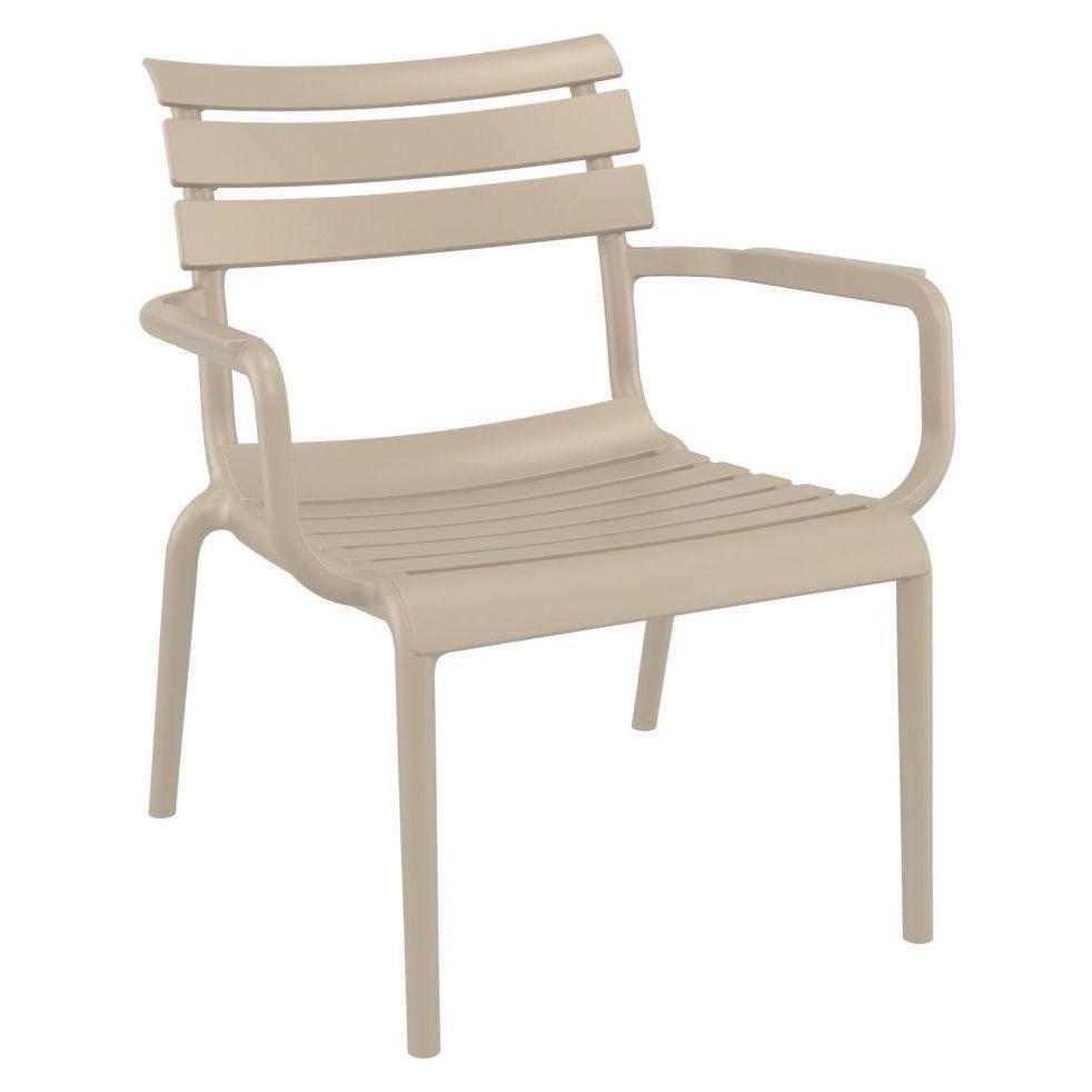 Paris Resin Outdoor Club Lounge Arm Chair