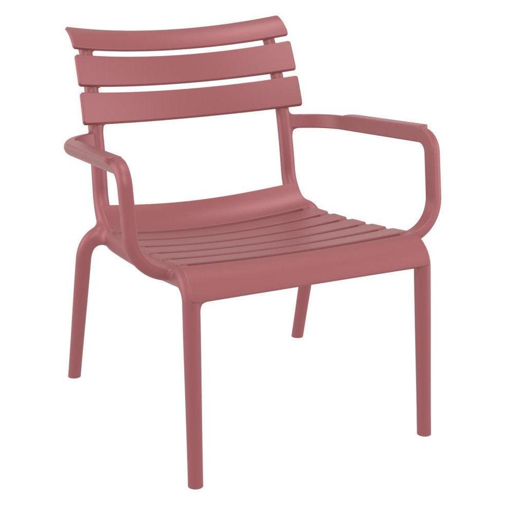 Paris Resin Outdoor Club Lounge Arm Chair