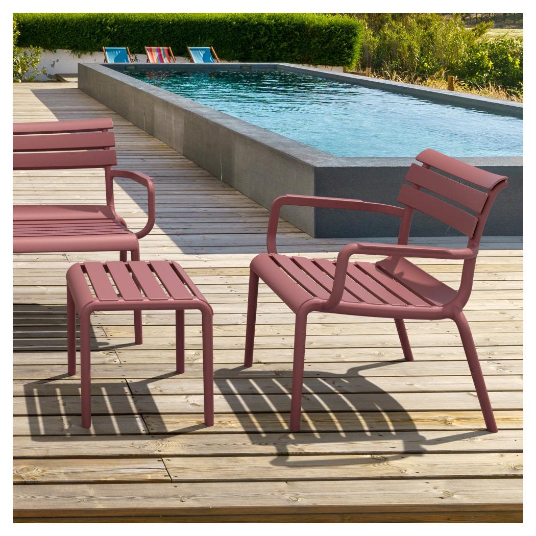 Paris Resin Outdoor Club Lounge Arm Chair
