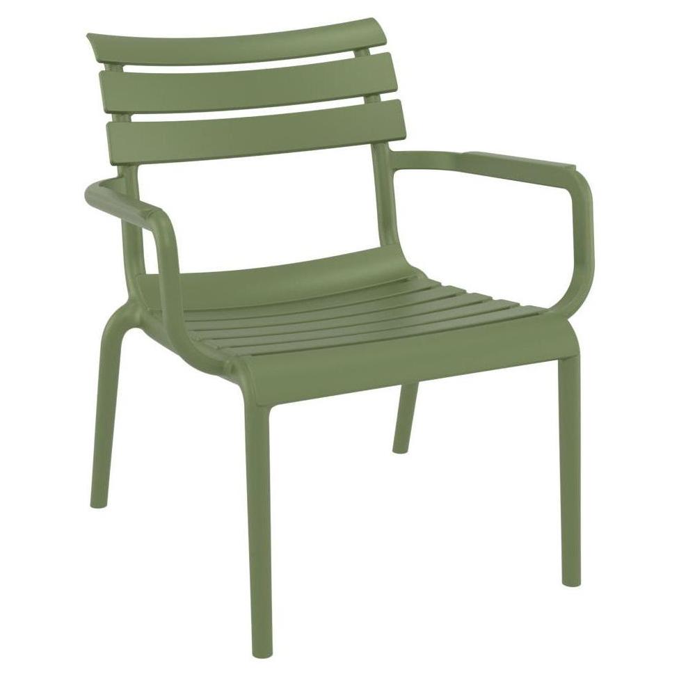 Paris Resin Outdoor Club Lounge Arm Chair