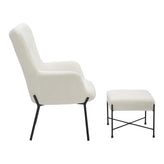Izzy Lounge Chair + Ottoman Set