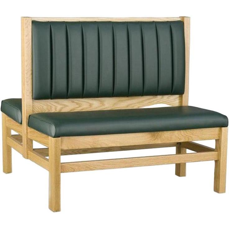 Custom Wood Timber Frame Booth With Vertical Channel