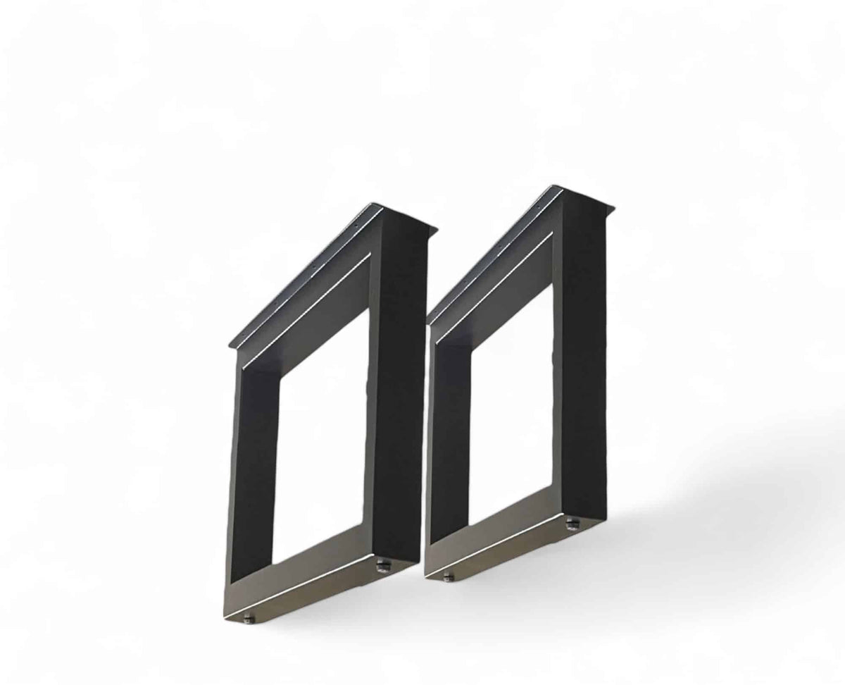 Square Powder Coated Bench Legs - Set of 2