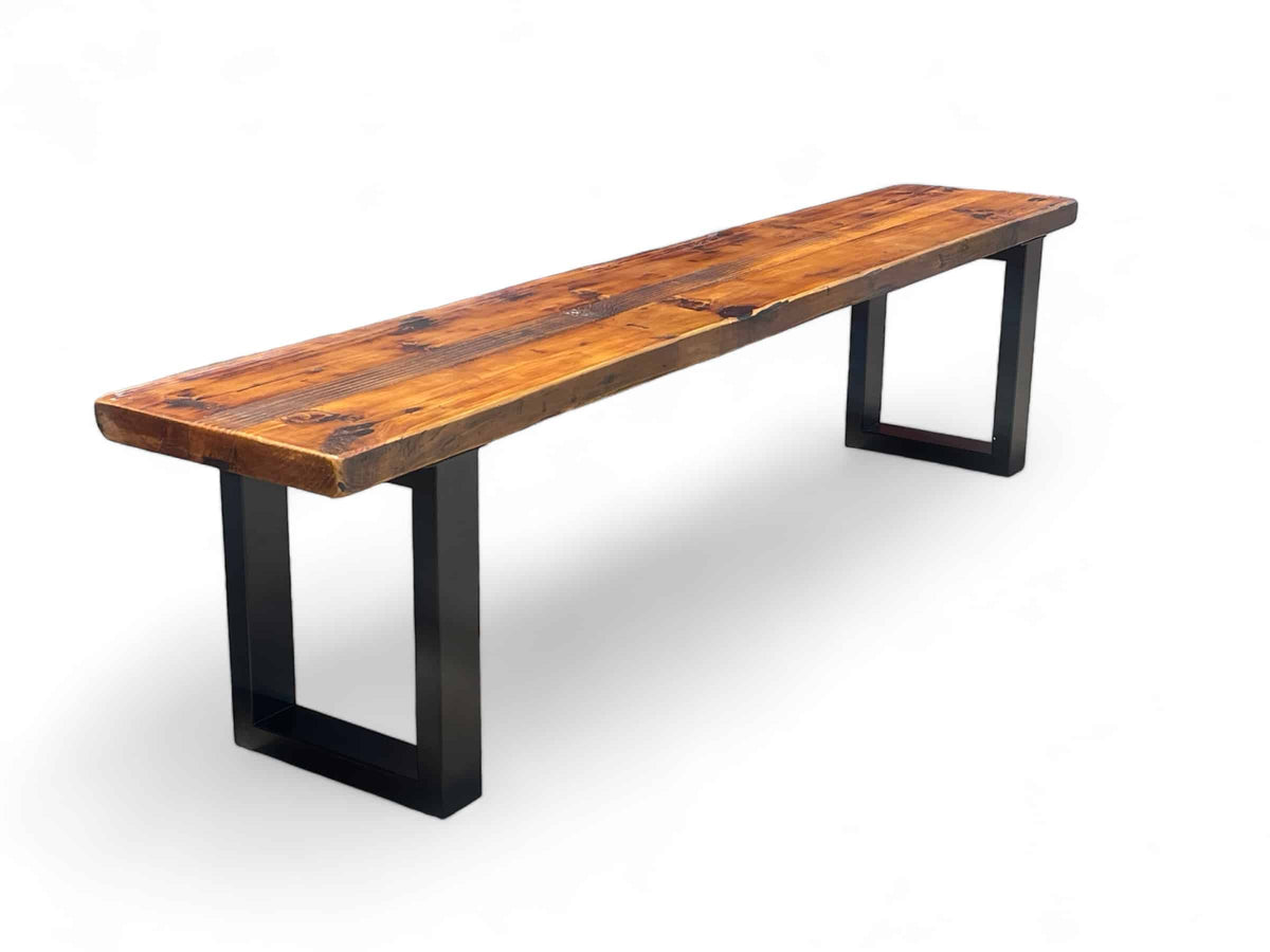Square Powder Coated Bench Legs - Set of 2