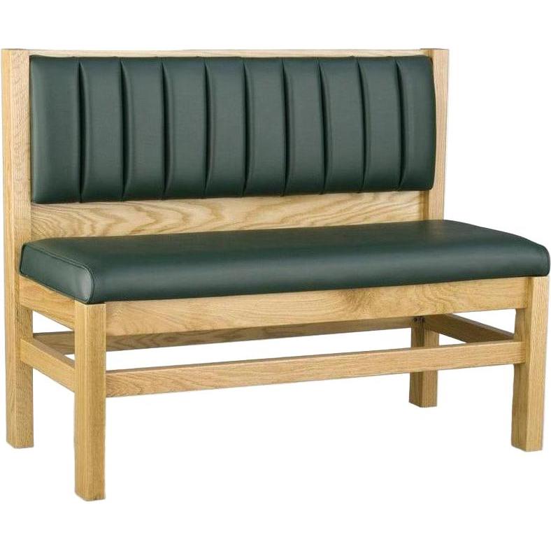 Custom Wood Timber Frame Booth With Vertical Channel