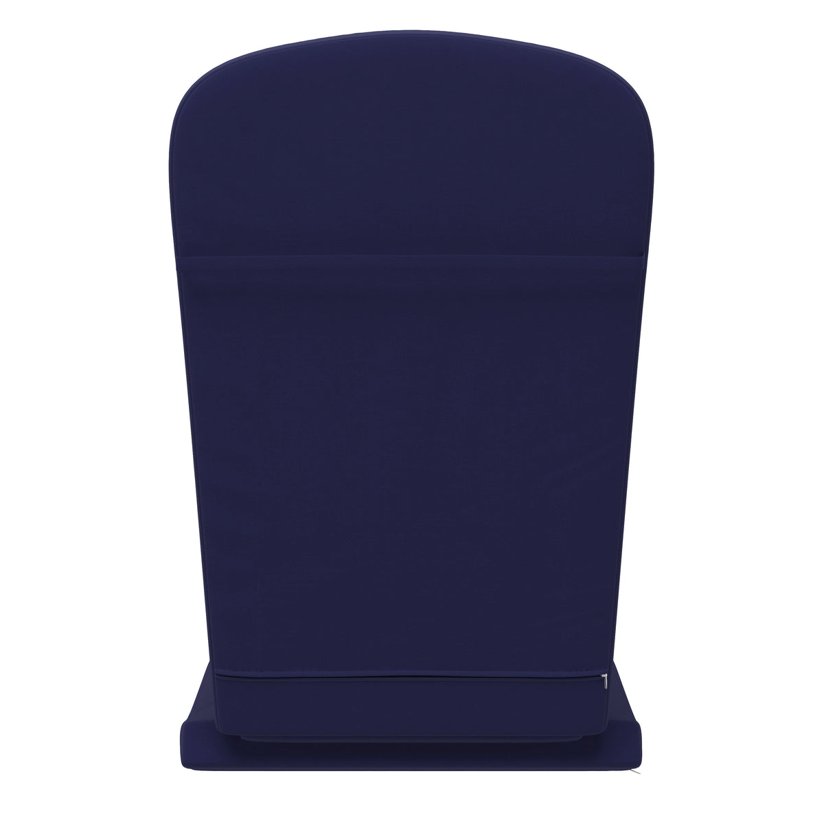 Charlestown Set of 2 All Weather Indoor/Outdoor High Back Adirondack Chair Cushions, Patio Furniture Replacement Cushions - Blue