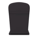 Charlestown Set of 2 All Weather Indoor/Outdoor High Back Adirondack Chair Cushions, Patio Furniture Replacement Cushions - Gray