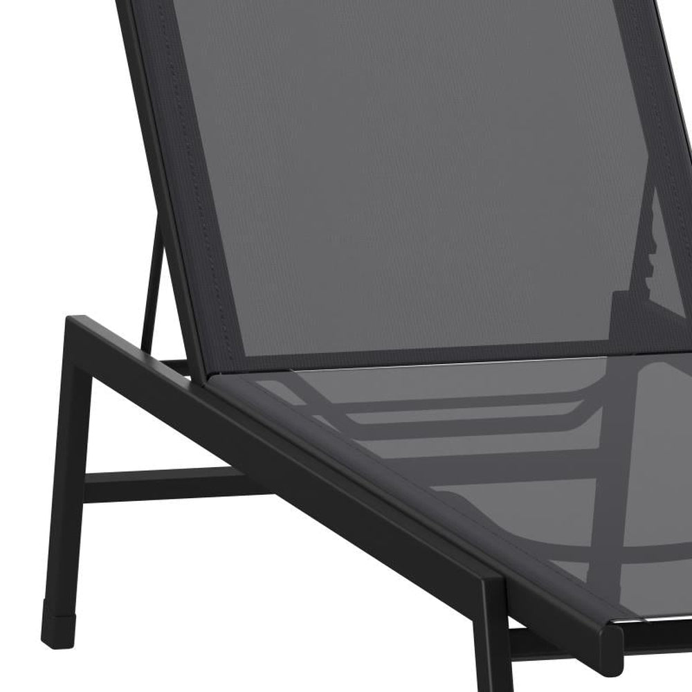 Brazos Adjustable Outdoor Chaise Lounge Chair