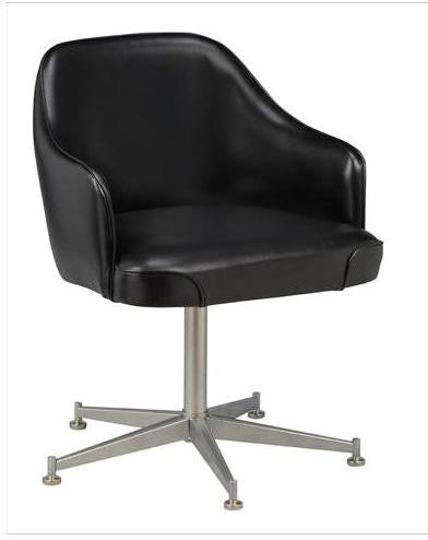Button Tufted Upholstered Office Chair with Legs