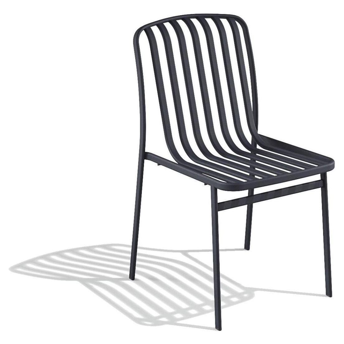Kano Outdoor Steel Stackable Side Chair