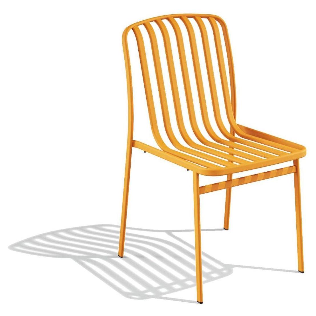 Kano Outdoor Steel Stackable Side Chair