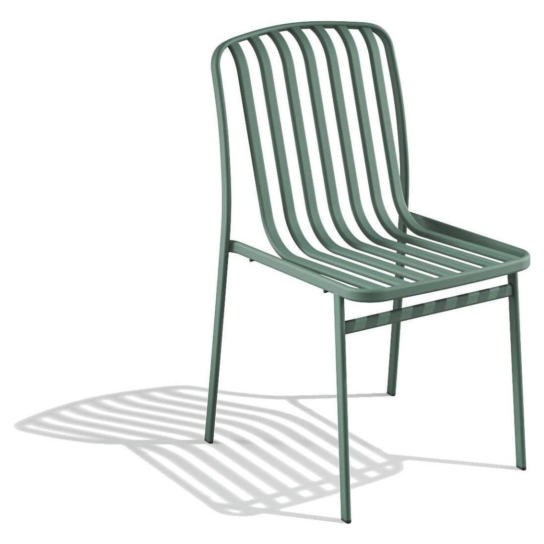 Kano Outdoor Steel Stackable Side Chair