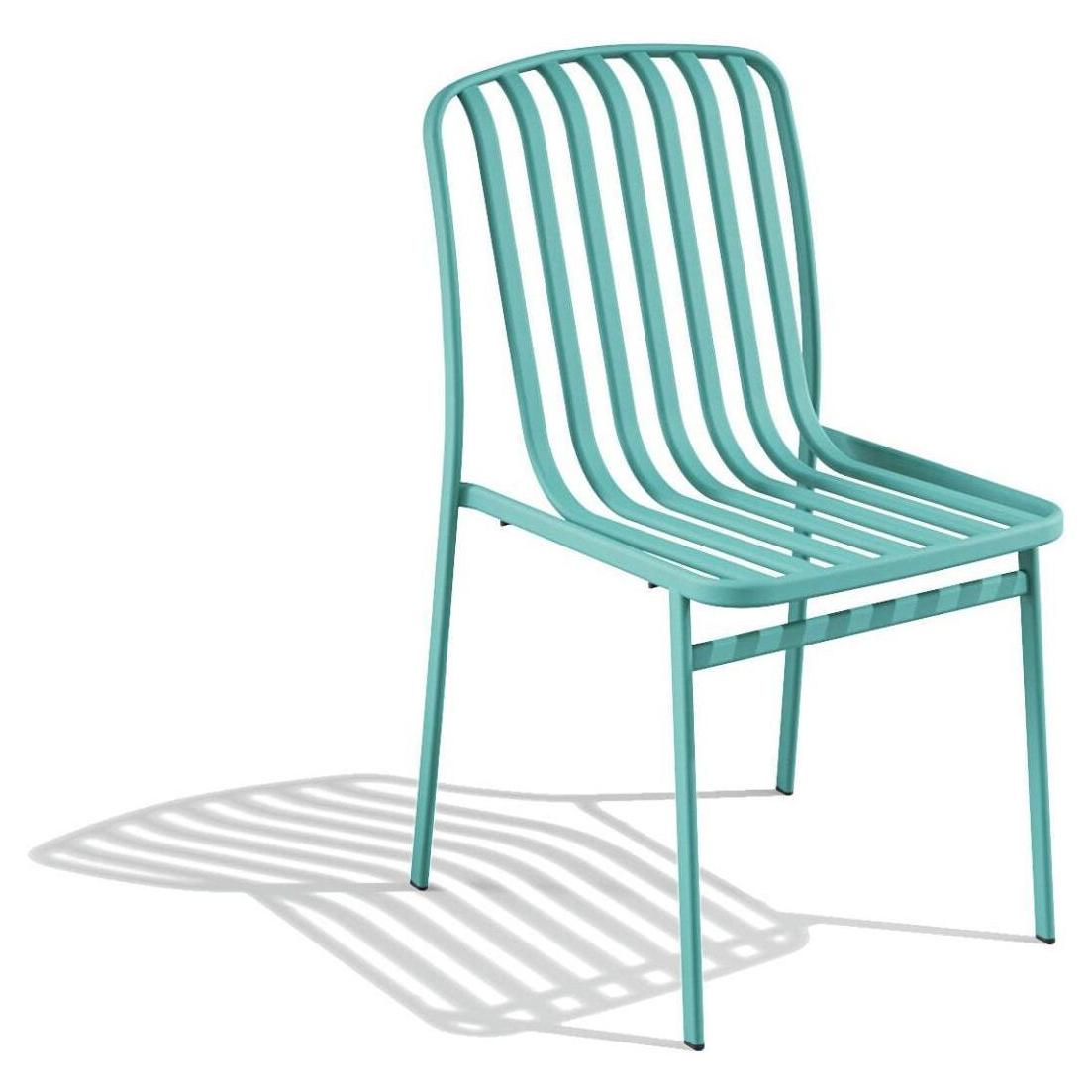 Kano Outdoor Steel Stackable Side Chair
