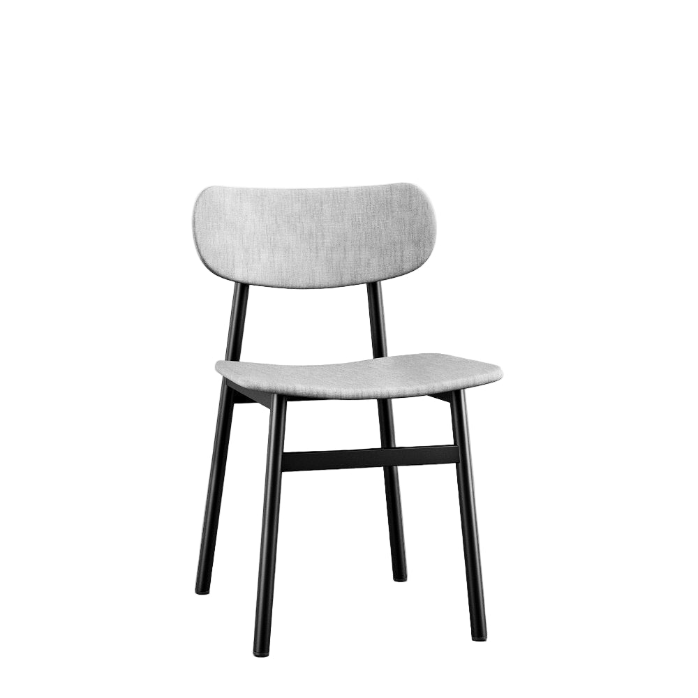 Ojai Wood Seat Side Chair with Metal Frame