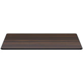 Dark Walnut Heavy Duty Outdoor Resin Table Top with Phenolic Edge19e806c6b6733ef47d