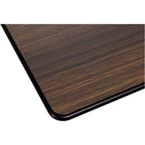 Dark Walnut Heavy Duty Outdoor Resin Table Top with Phenolic Edge19e806c6b6771d1f49