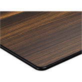 Dark Walnut Heavy Duty Outdoor Resin Table Top with Phenolic Edge19e806c6b6773519bc