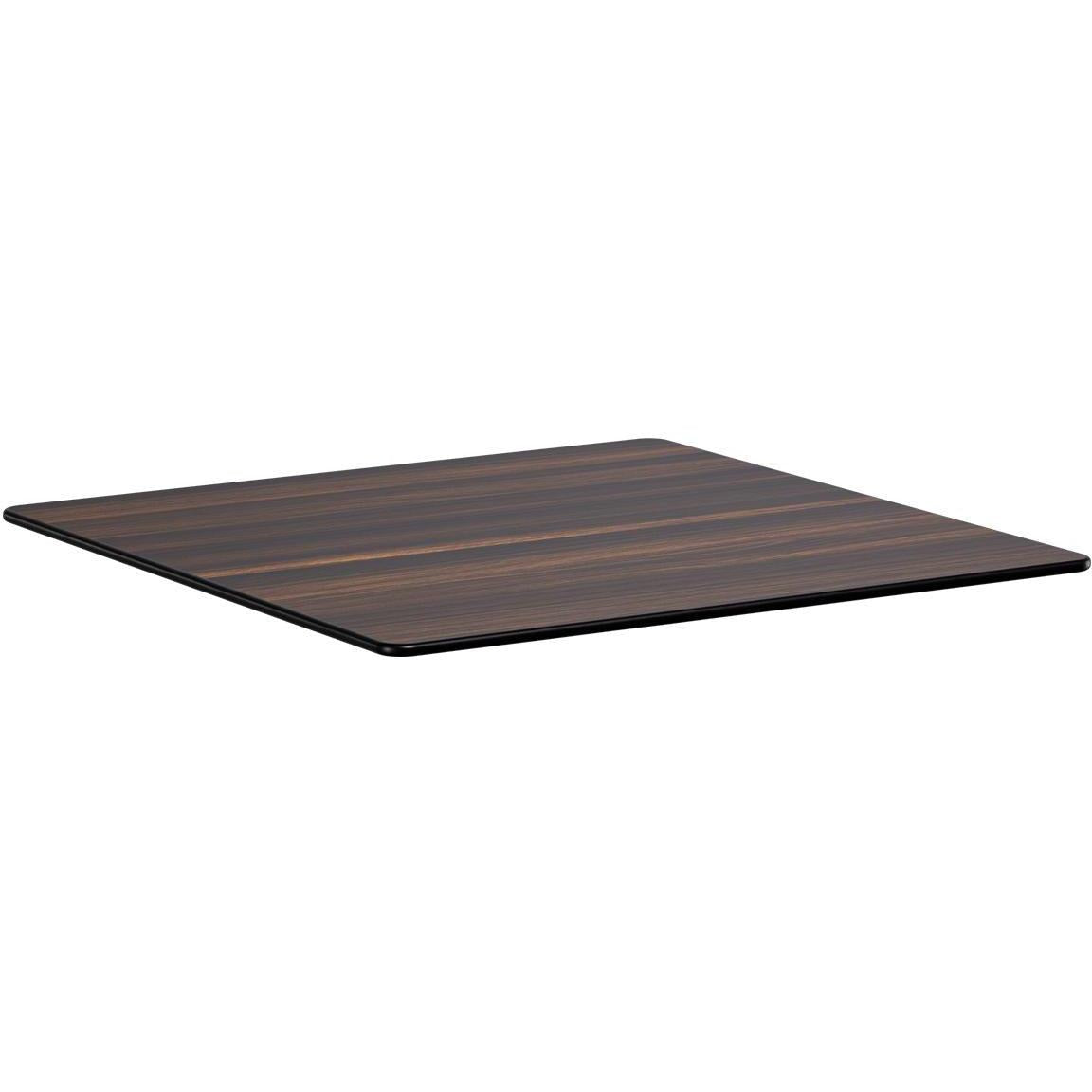 Dark Walnut Heavy Duty Outdoor Resin Table Top with Phenolic Edge19e806c6b675ae00f