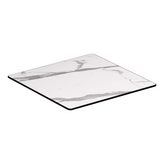 Light Marble Heavy Duty Outdoor Resin Table Top with Phenolic Edge19e805eeeb64f5f25