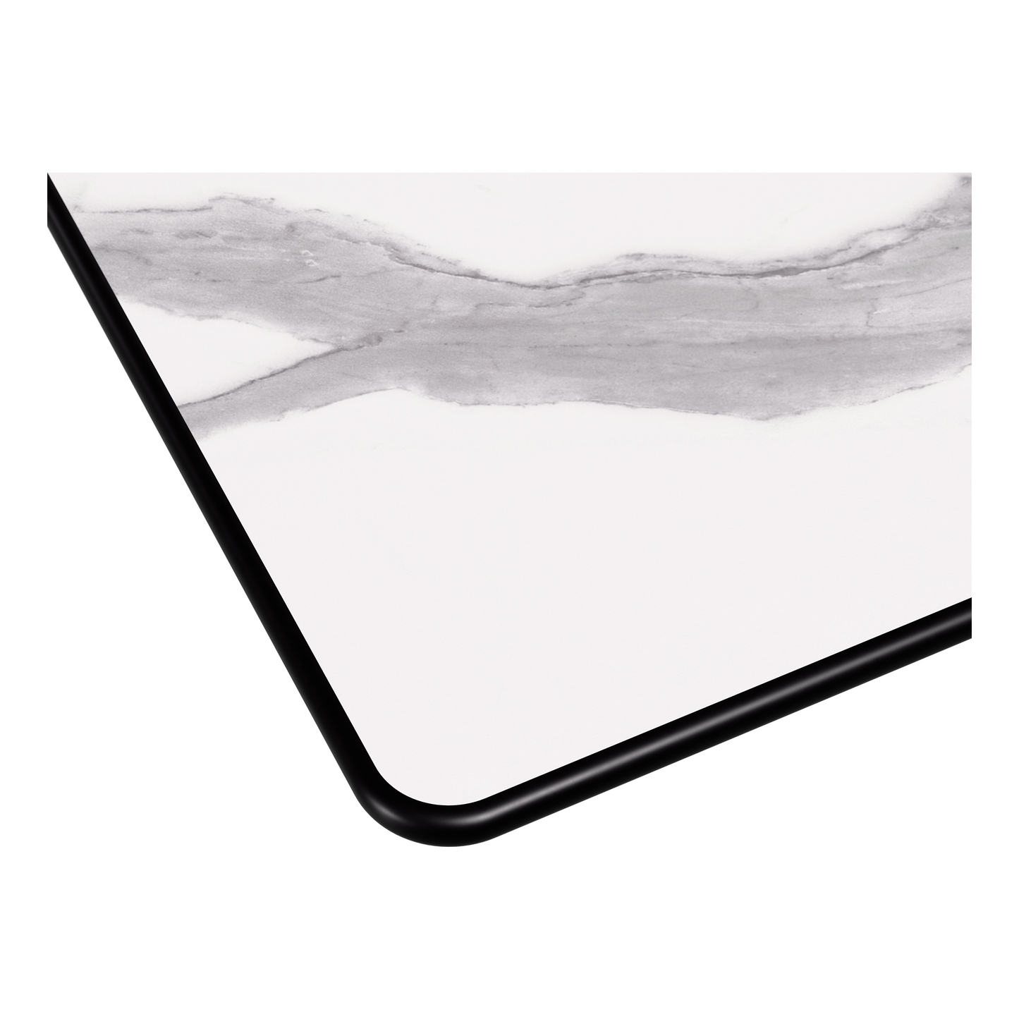 Light Marble Heavy Duty Outdoor Resin Table Top with Phenolic Edge19e805eeeb64a7b1da