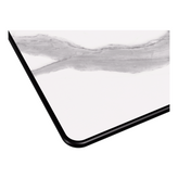 Light Marble Heavy Duty Outdoor Resin Table Top with Phenolic Edge19e805eeeb64a7b1da