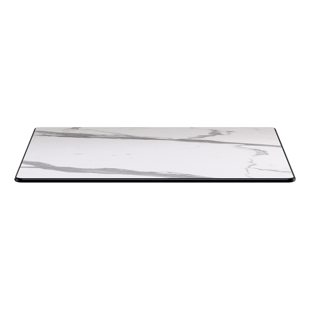 Light Marble Heavy Duty Outdoor Resin Table Top with Phenolic Edge19e805eeeb63a53085