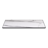 Light Marble Heavy Duty Outdoor Resin Table Top with Phenolic Edge19e805eeeb63a53085