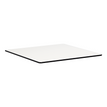 White Outdoor Resin Table Top with Phenolic Edge19e806f2d1465ef5a2