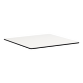 White Outdoor Resin Table Top with Phenolic Edge19e806f2d1465ef5a2