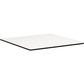 White Outdoor Resin Table Top with Phenolic Edge19e806f2d1465ef5a2