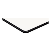 White Outdoor Resin Table Top with Phenolic Edge19e806f2d144c80332