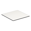 White Outdoor Resin Table Top with Phenolic Edge19e806f2d141cabe3d
