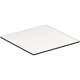 White Outdoor Resin Table Top with Phenolic Edge19e806f2d141cabe3d