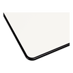 White Outdoor Resin Table Top with Phenolic Edge19e806f2d14645c20a