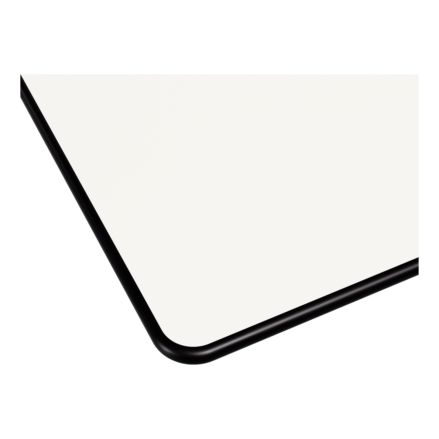 White Outdoor Resin Table Top with Phenolic Edge19e806f2d14645c20a