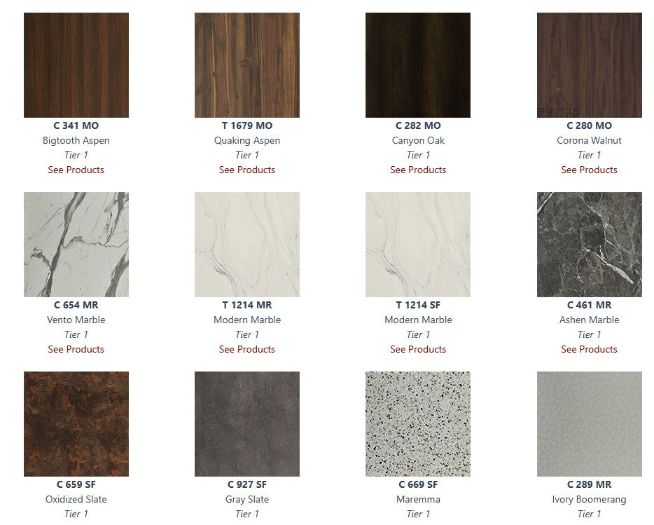 2 Inch PVC Edge Premium Table Tops