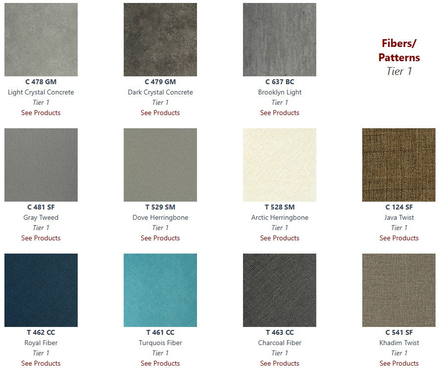 Retro Rippled T-Mold Edge Laminate Table Tops