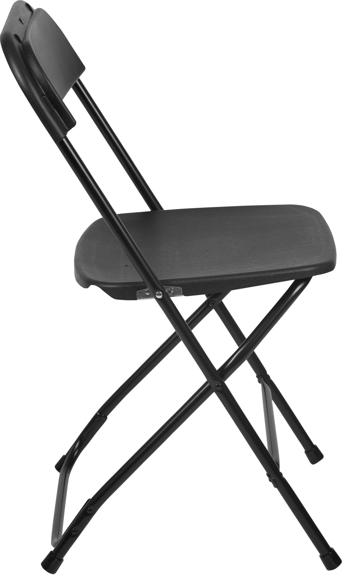 Hercules Series Plastic Folding Chair Black - 2 Pack 650LB Weight Capacity Comfortable Event Chair-Lightweight Folding Chair