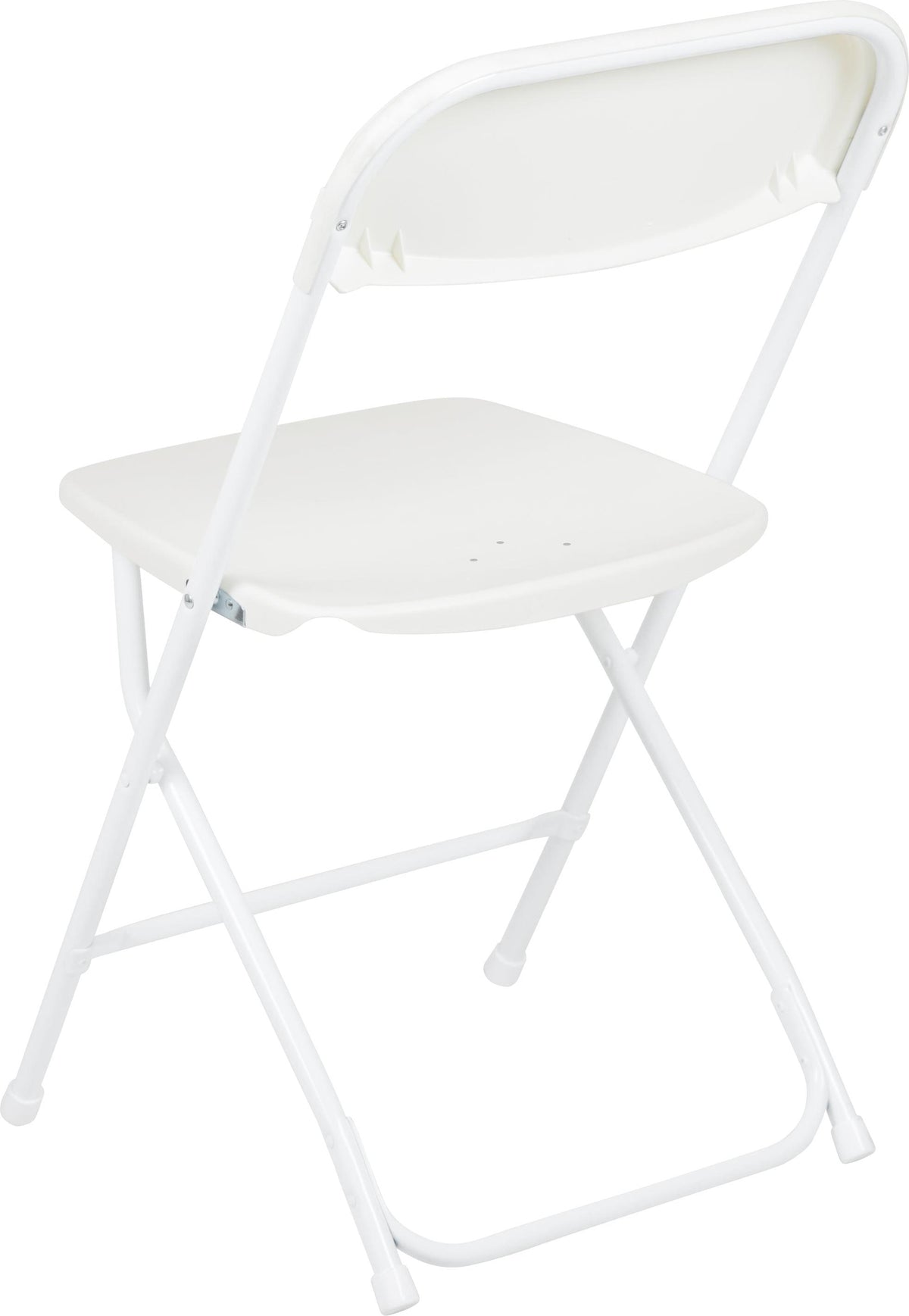 Hercules Series Plastic Folding Chair White - 2 Pack 650LB Weight Capacity Comfortable Event Chair-Lightweight Folding Chair