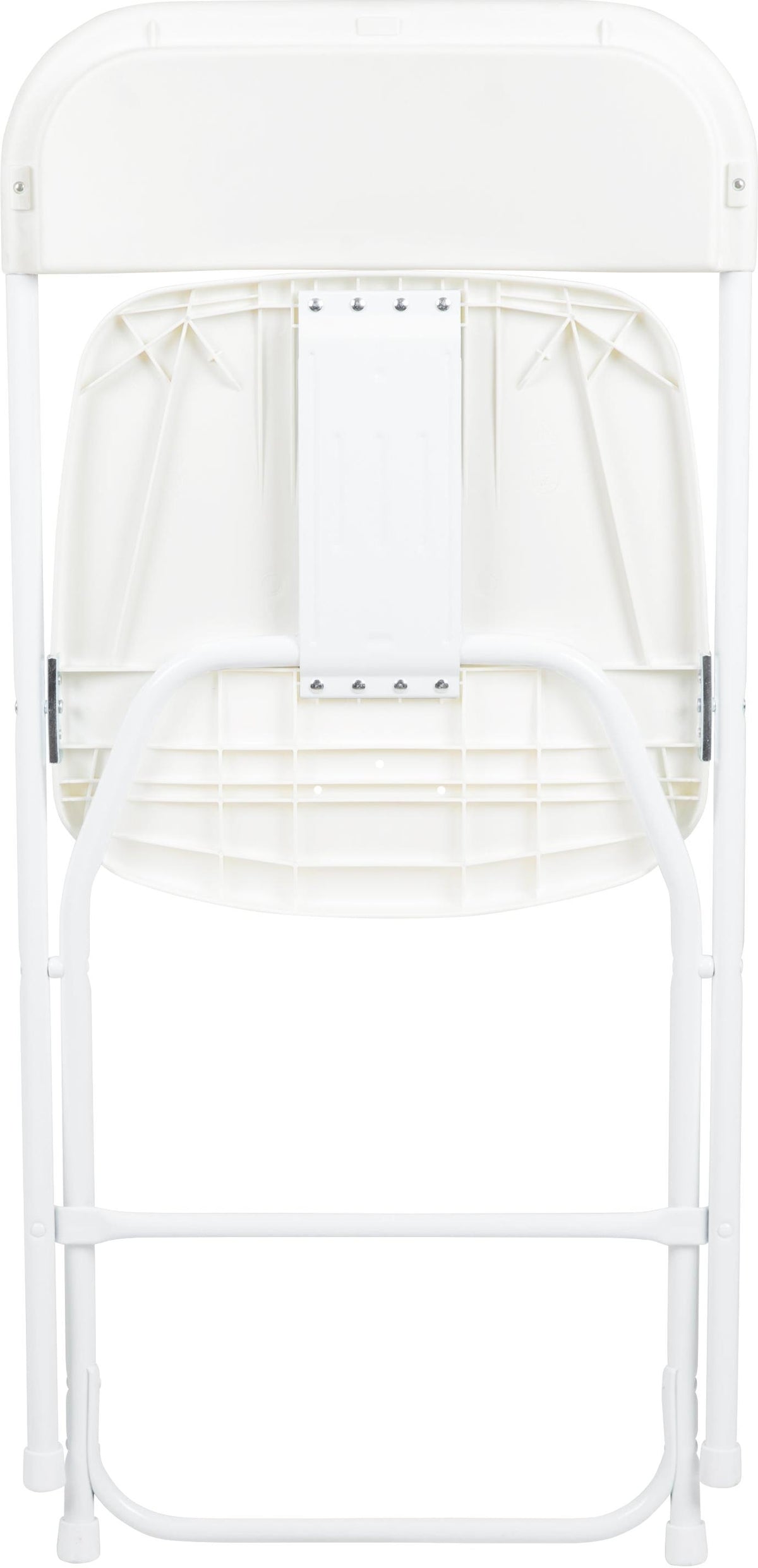 Hercules Series Plastic Folding Chair White - 2 Pack 650LB Weight Capacity Comfortable Event Chair-Lightweight Folding Chair