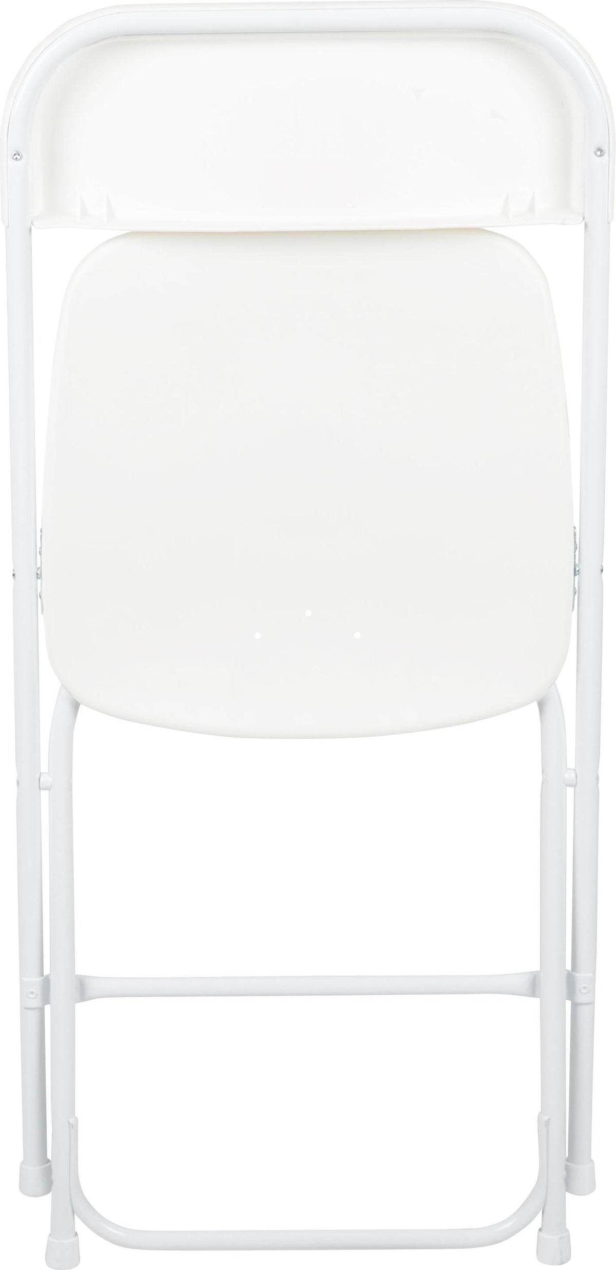 Hercules Series Plastic Folding Chair White - 2 Pack 650LB Weight Capacity Comfortable Event Chair-Lightweight Folding Chair