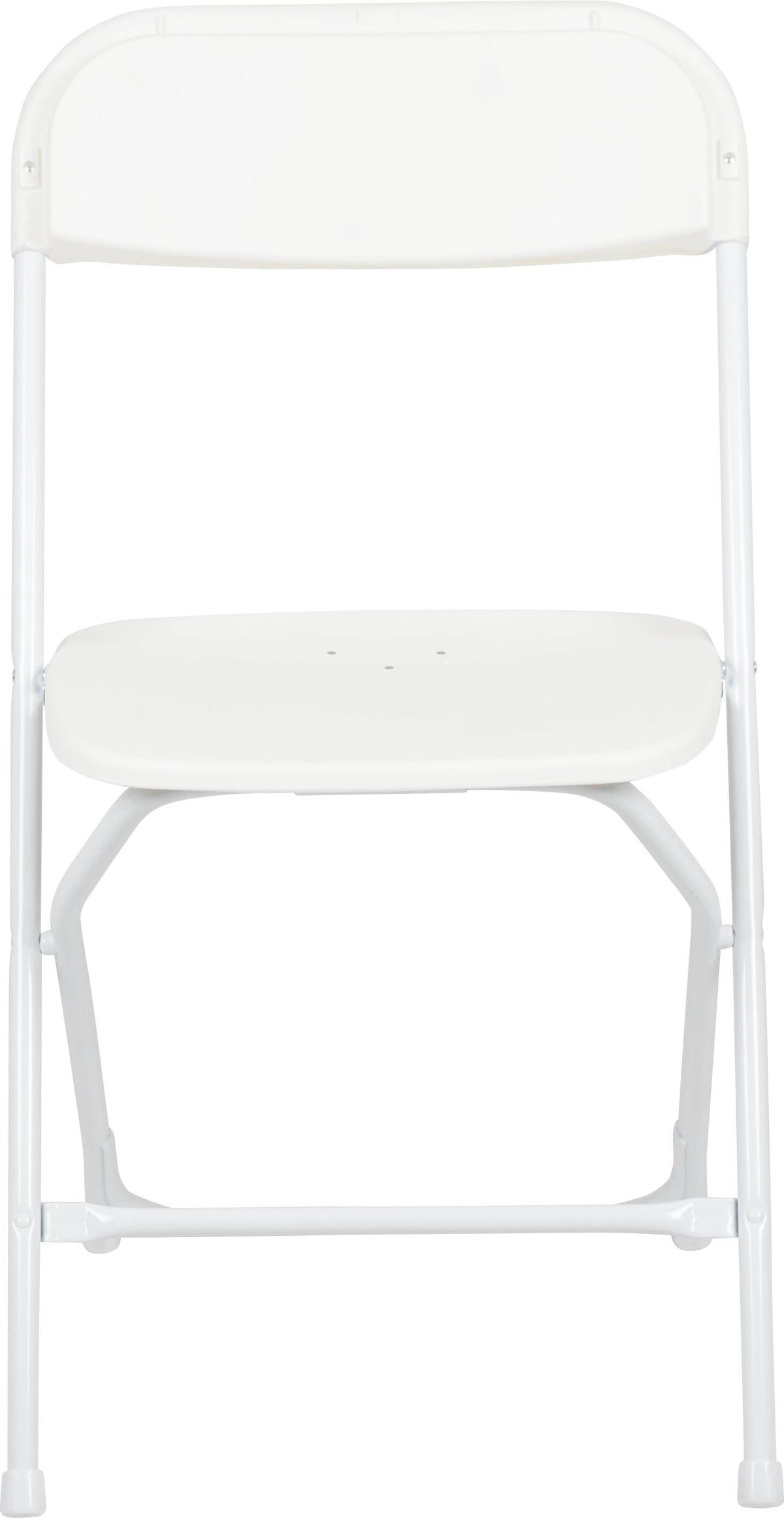 Hercules Series Plastic Folding Chair White - 2 Pack 650LB Weight Capacity Comfortable Event Chair-Lightweight Folding Chair