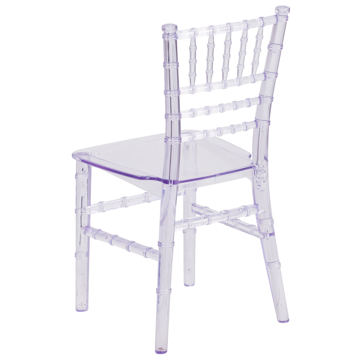 HERCULES Child Size Transparent Chiavari Chair – Durable Resin Kids Chair for Weddings, Parties & Everyday Use
